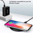 Fast Charging 3.0 Wall Charger, 4-Ports USB Charger Block, iSeekerKit Multi USB Power Adapter, Dual Charging Box Plug