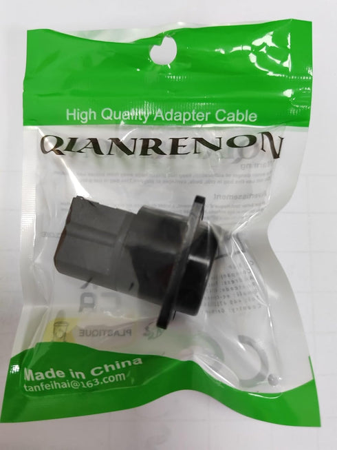QIANRENON USB 3.0 Dual USB Panel Mount Solderless Connector, Female to Female Coupler for Audio and Video