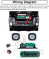 DIY Bluetooth-Compatible Speaker Kit, DIY FM Radio Soldering Project USB Mini Home Sound Amplifier with Colorful LED
