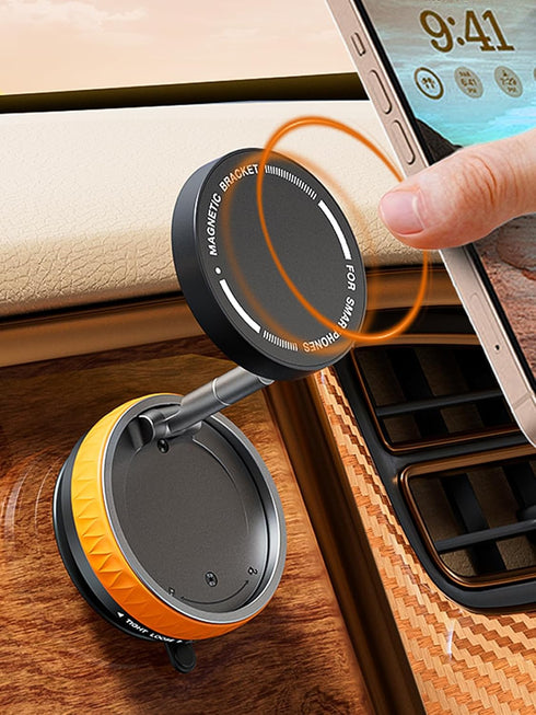 Chillkit 2025 Upgraded Vacuum Magnetic Car Phone Holder360 Adjustable Strong Suction & Magnetic