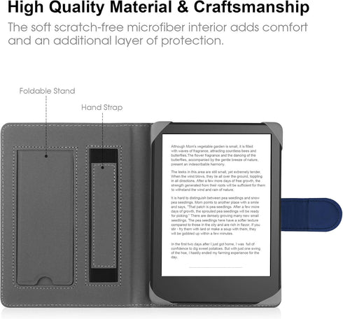 HoYiXi 6.8",7" 2E/Paperwhite/Pocketbook/Tolino 6"-7'' Universal Case for eReader,Compatible with Kindle/Kobo Clara