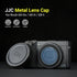 JJC Aluminum Lens Cap Cover Protector for Ricoh GR IIIx GR IIIx HDF GR3x HDF GR III GR III HDF GR3 HDF GR II GR2 with Soft EVA Interior -Black