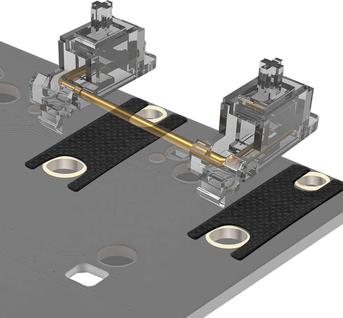 HONKID Mechanical Keyboard PCB Stabilizer Satellite Switch Film Pad, PTFE/Silica Gel Keyboard PCB Stabilizer Stem Pads