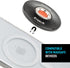 Nite Ize Steelie Orbiter Plus Magnetic Socket and Metal Ring - Sturdy Dashboard Mount for Cell Phone - Black