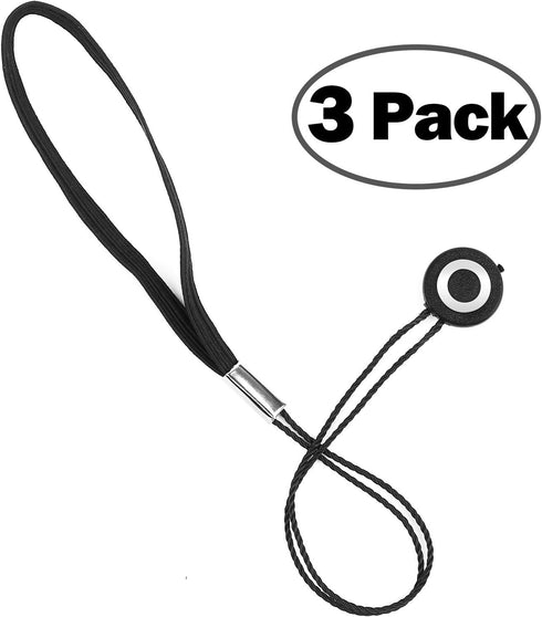 ChromLives Lens Cap Leash - Lens Cap Keeper for DSLR, SLR Cameras (3 Pack) - Compatible with Canon, Nikon, Sony