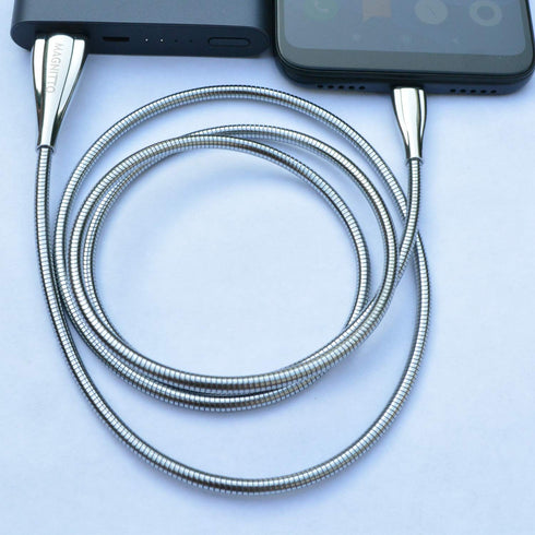 Metal Braided USB Type C Cable, Fast Charger USB-A to USB-C for Samsung Galaxy S21 S20+ S10 S9 S8 Plus