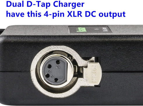Kastar BP-C160 Dual D-Tap Charger for Panasonic VARICAM-35, VariCam 35, VARICAM-HS Cameras