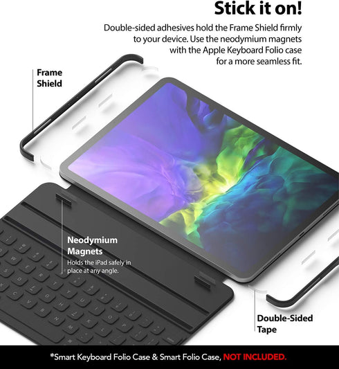 Ringke Frame Shield for iPad Pro 11 inch (2020, 2018 Released Ver.) - Matte Black Case