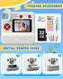 Instant Print Paper - 5 Rolls Black & White for Kids Instant Print Camera, NO-Ink HD Thermal Print Paper Set