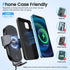 Cup Holder Phone Mount with Wireless Car Charger 15W Qi Fast Charging, Adjustable Cupholder Phone Holder for iPhone