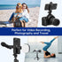 SYNCWIRE Tripod Phone Mount, Universal Smartphone Mount Adapter with 2 Cold Shoe and 1/4" Screw, Adjustable Cell Phone