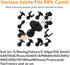 Dash Cam Suction Mount - Windshield & DashBoard Suction Cup Mount Holder/w Various Joints for Yi/Rexing/Falcon/Old Shark/VANTRUE/KDLINKS/WheelWitness/...(99% On-Dash Cameras Suitable)