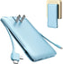TG90° 10000mAh Power Bank with Built-in Foldable AC Wall Plug and Cables, Ultra Slim Portable Charger for iPhone 16/15