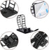 50Pcs Adhesive Cable Management Ties - Extra Screw & Hole, Multi-Purpose Wire Organizer Adjustable Nylon Cable Straps