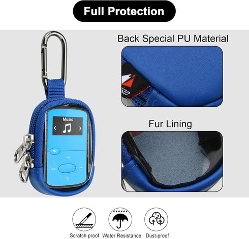 TXEsign MP3 MP3 MP3 Player Case Carry Bag Compatible with SanDisk Clip Jam/Clip Sport Plus/Clip Sport Go/Clip Sport