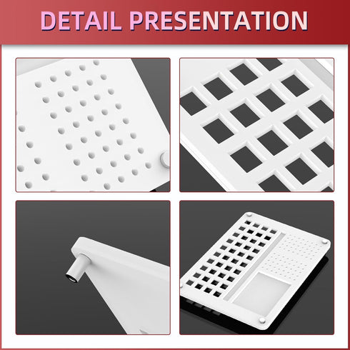 YIMAGUJRX 40 Acrylic Lube Station for Custom Mechanical Keyboard Switches (White)