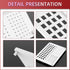 YIMAGUJRX 40 Acrylic Lube Station for Custom Mechanical Keyboard Switches (White)