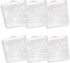 Chadou (6Pack Battery Storage Case for AA/AAA, Battery Holder Box Clear)