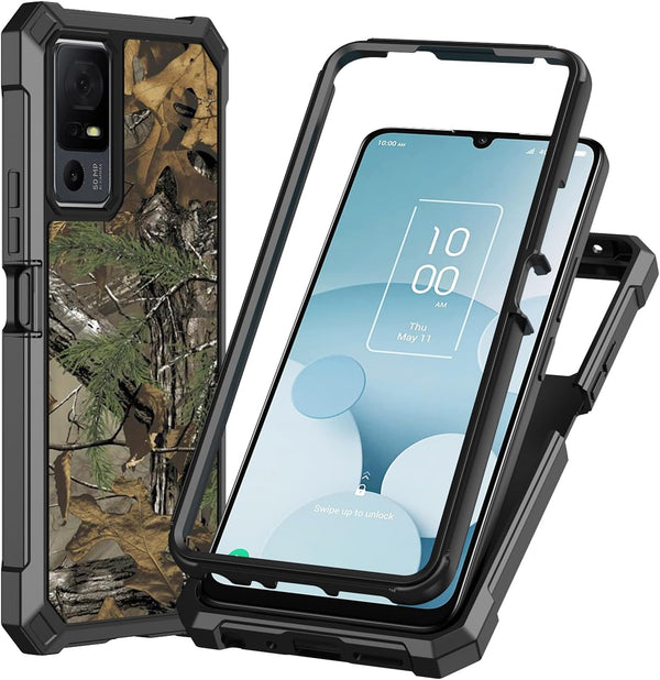 Ailiber Case for TCL 505 Phone, Jitterbug Smart 4/TCL 40 T/TCL 40XL with Screen Protector, Heavy Duty Silicone