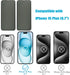 iPhone 15 Plus Matte Privacy Screen Protector 6.7" - 2 Pack, Anti-Spy, Scratch Resistant, Smooth Touch, Eye Protection.