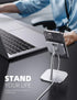Lamicall Phone Stand for MagSafe Charger - 360 Rotation Adjustable Aluminum Charging Holder Dock for Desk, Compatible