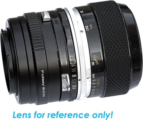 Fotasy Nikkor F Mount Lens to Canon EF-M Adapter, Compatible with Canon EF M Mount Mirrorless Cameras