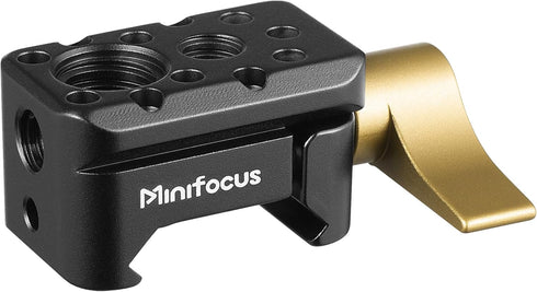 NATO Clamp, Quick Release Lock Clamp with 1/4" 3/8" ARRI Thread, Standard NATO Clamp for Camera Cage