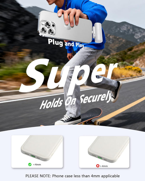 Miady 4-Pack 5000mAh Bulk Portable Chargers