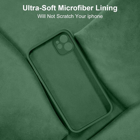 Vooii iPhone 11 Case, Upgraded Liquid Silicone with Camera Protection and Soft Anti-Scratch Microfiber Lining, 6.1