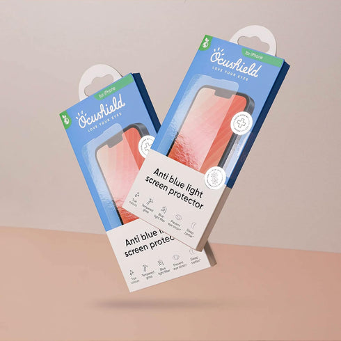 Ocushield Anti Blue Light Tempered Glass Screen Protector for iPhone 7 Plus | iPhone 8 Plus, Protect Your Eyes