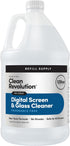 Clean Revolution Pro Digital Screen and Glass Cleaner, Spray and Wipe TV