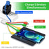 Multi USB Cable Charging Cable for Multiple Devices, USB to Multiple Connectors 6 in 1 Universal Charger Cord with