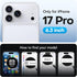 TAURI 17 17 Original Design for iPhone Pro Case, Compatible with MagSafe with Screen Protector, Anti-Yellowing