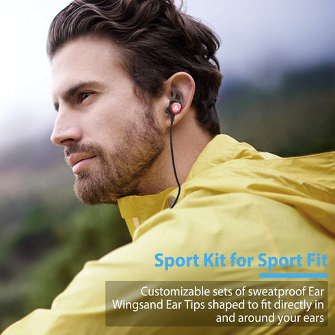 Lightning Headphones, Magnetic Earbuds with Microphone Controller for Sports, Compatible with iPhone 14/13/12