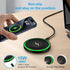 15W Wireless Charger Pad with Adapter for Motorola G Power 2024 Edge 50 Ultra, Samsung Galaxy S24 Ultra, iPhone 15