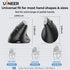 Uineer (BT4.0/5.0 2.4G) 3 4 Wireless Ergonomic Mouse, Bluetooth Mice and Rechargeable Vertical Mouse, Multi-Device