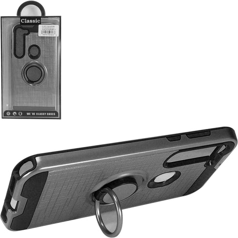 for Motorola Moto G Stylus XT2043, Moto G Power XT2041 (2020 Version) - Hybrid Phone Case with Ring Stand