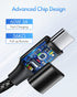 etguuds 12ft Long USB C to USB C Cable 2-Pack, 60W Fast Charger for iPhone 15 Pro Max, MacBook, Samsung Galaxy S24,