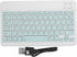 Hilitand 10 inch Bluetooth Keyboard, Ultra-Thin Ergonomics Scissor, 5 Million Click, Quiet Key, Metal Texture