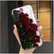 Aeronwen for Samsung Galaxy A55 Case 6.6 inch Red Roses Bouquet Glossy Hard