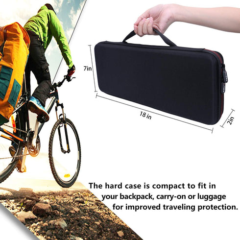 LTGEM Hard Case for Logitech MX Keys/MX Keys S Advanced Wireless Illuminated Keyboard and Palm Rest