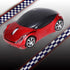 PCTC Cool Sport Car Shape USB Wired Optical Mouse for Laptop or Office Desktop, Ergonomic, 1000DPI, 2 Headlights, 3