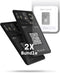 Rolling Square Aircard Wallet Tracker - Bluetooth Wallet Finder (2-Pack) with NFC/QR Code, Find My Network