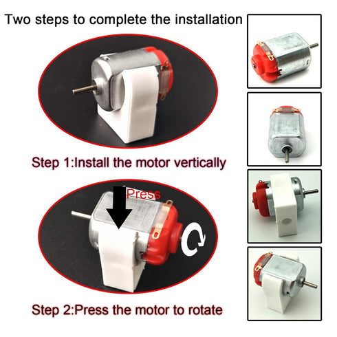 10pcs Micro 130 DC Motor - Strong Magnetic Brushed Electric DC Motors for DIY Remote Control Toy Cars