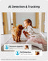 blurams 2K, 360-degree 2-Way Security Camera Baby Monitor Dog Camera for Home Security w/Smart Motion Tracking, Phone
