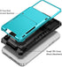 Vofolen Compatible with iPhone 12 Mini Case - 5G Wallet with 4-Card Slot, Anti-Scratch, Sky Blue