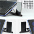 ICE COOREL Laptop Cooling Pad with 6 Fans - No Lights, Cooler for 15-17 Inches Laptops, Notebook Stand with 9 Height