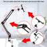 Awlbstruse 4.5-13" Tablet Stand Phone Holder for Bed,iPad Holder for Desk, Headboard,Bedside,Table, Compatible