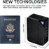 Universal 100V-220V Travel Converter, 250W Voltage Converter with 4 USB Charging Ports and 3 AC Plugs for Curlers