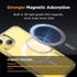 Miracase Magnetic Series iPhone 14 Case - Clear, Slim, Military-Grade, Anti-Fingerprint, MagSafe Compatible + 2X Screen